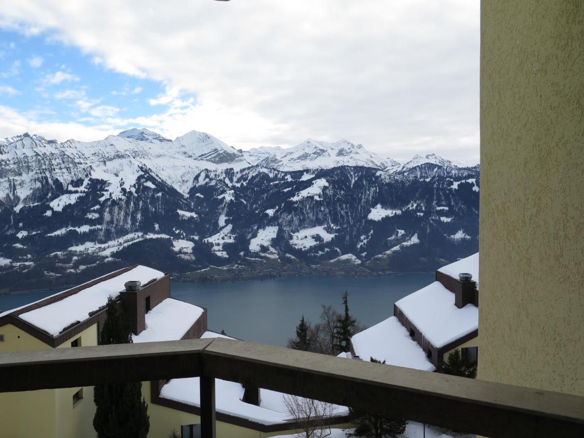 Swiss Seeblick Apartment Mit Hotelanbindung Beatenberg Extérieur photo